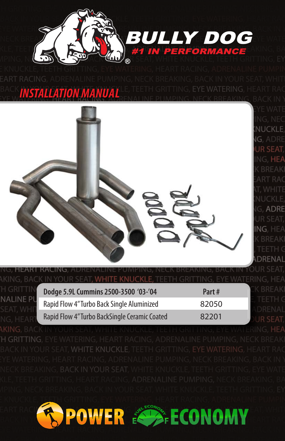 Bully Dog 82201 Rapid Flow User Manual | 12 pages