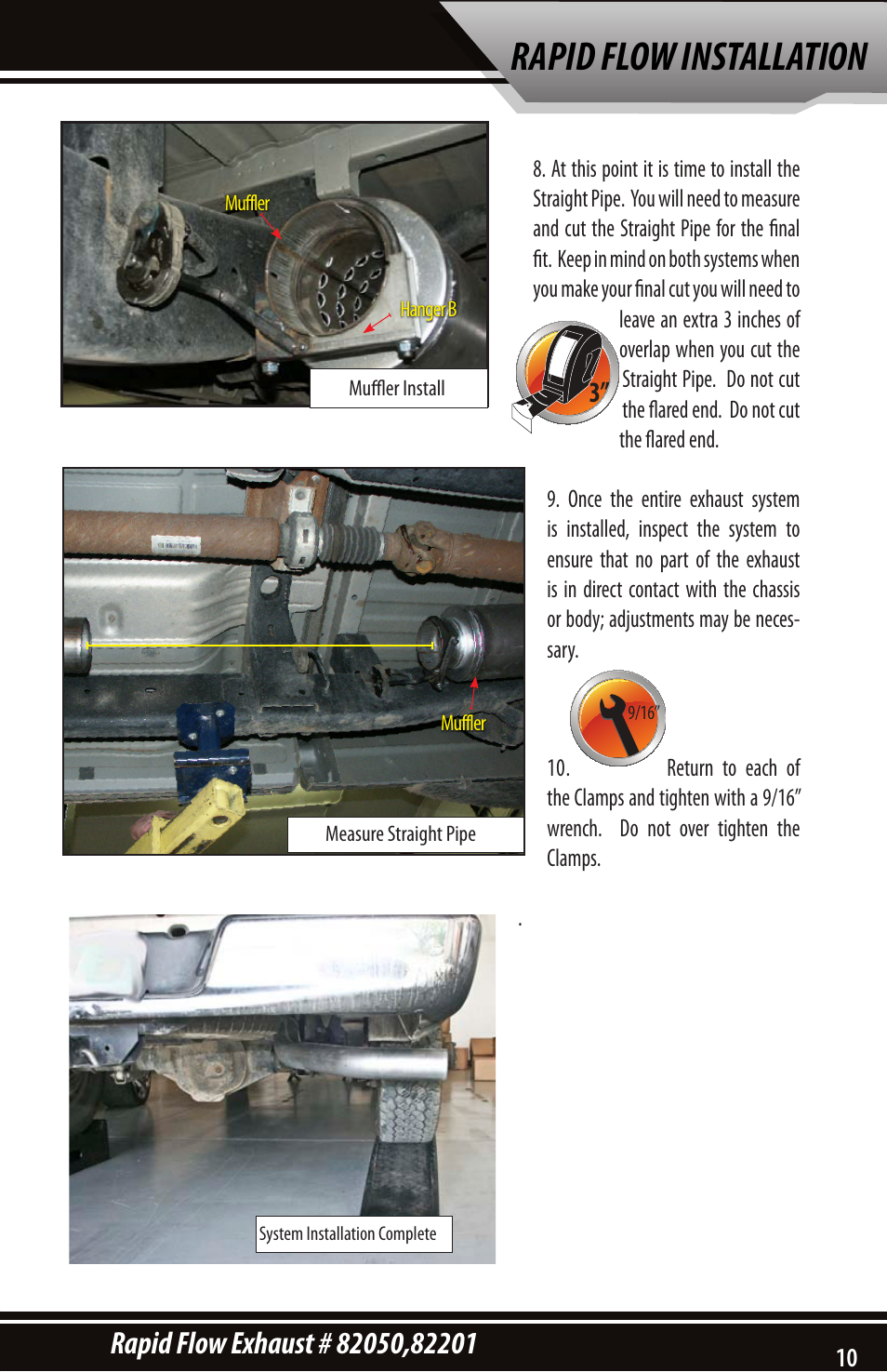 Rapid flow installation | Bully Dog 82201 Rapid Flow User Manual | Page 9 / 12