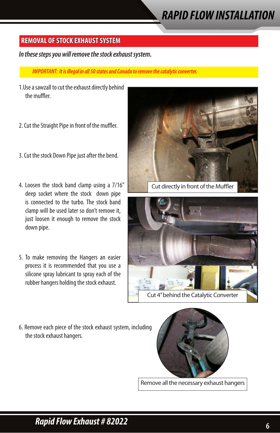 Rapid flow installation | Bully Dog 82022 Rapid Flow User Manual | Page 5 / 12