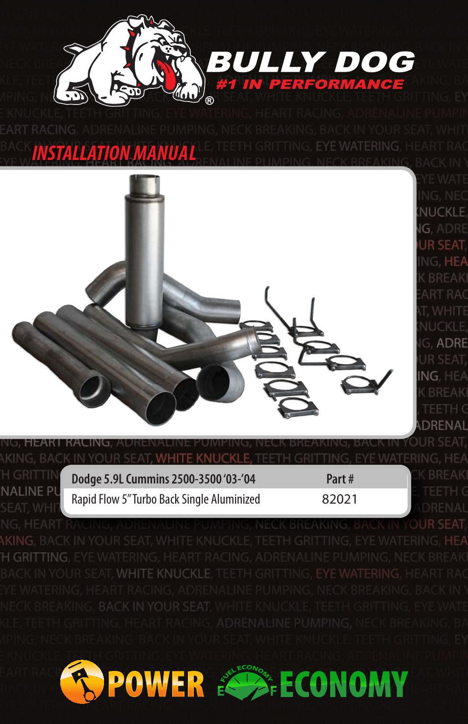 Bully Dog 82021 Rapid Flow User Manual | 12 pages