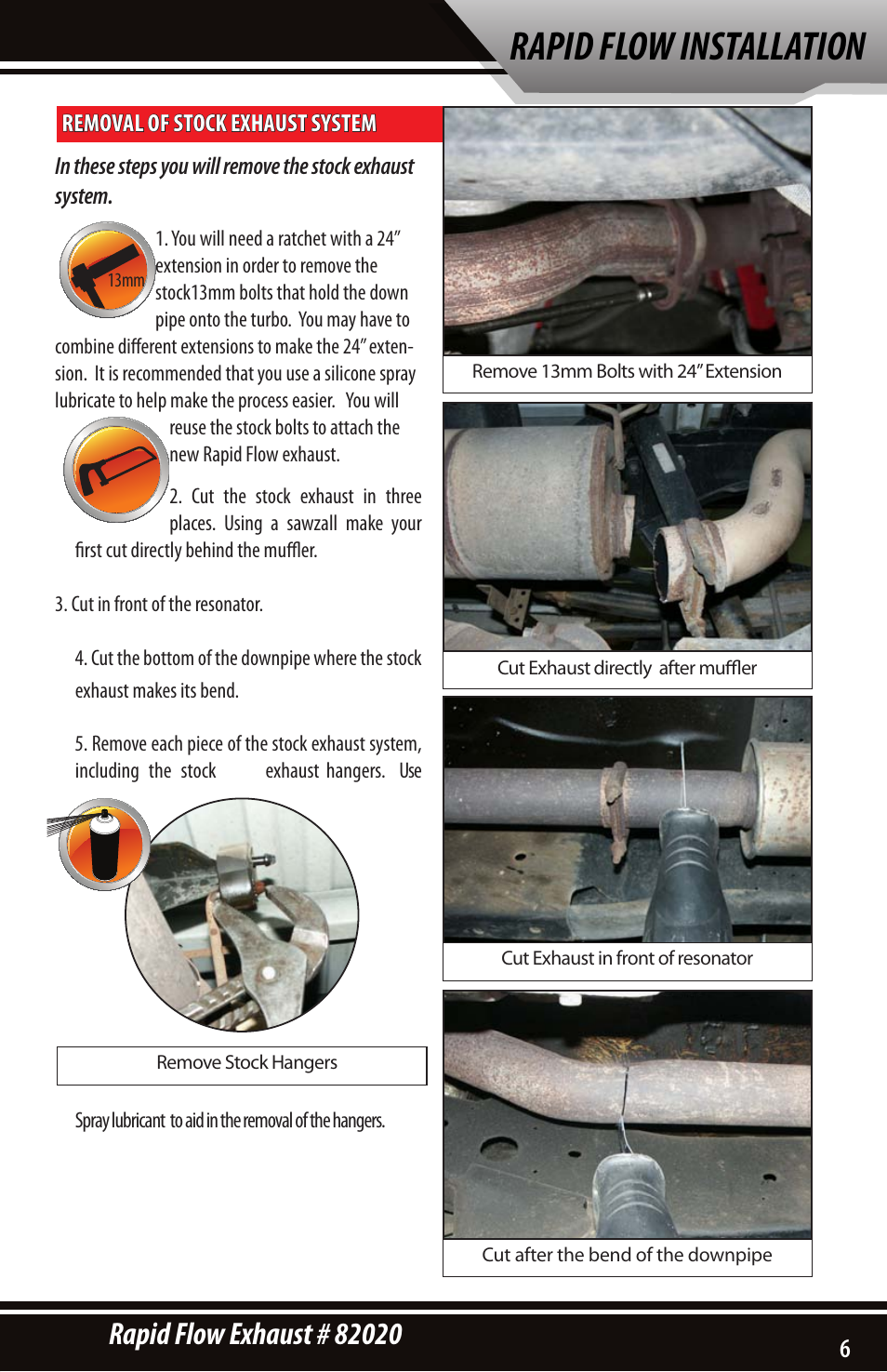 Rapid flow installation | Bully Dog 82020 Rapid Flow User Manual | Page 5 / 12