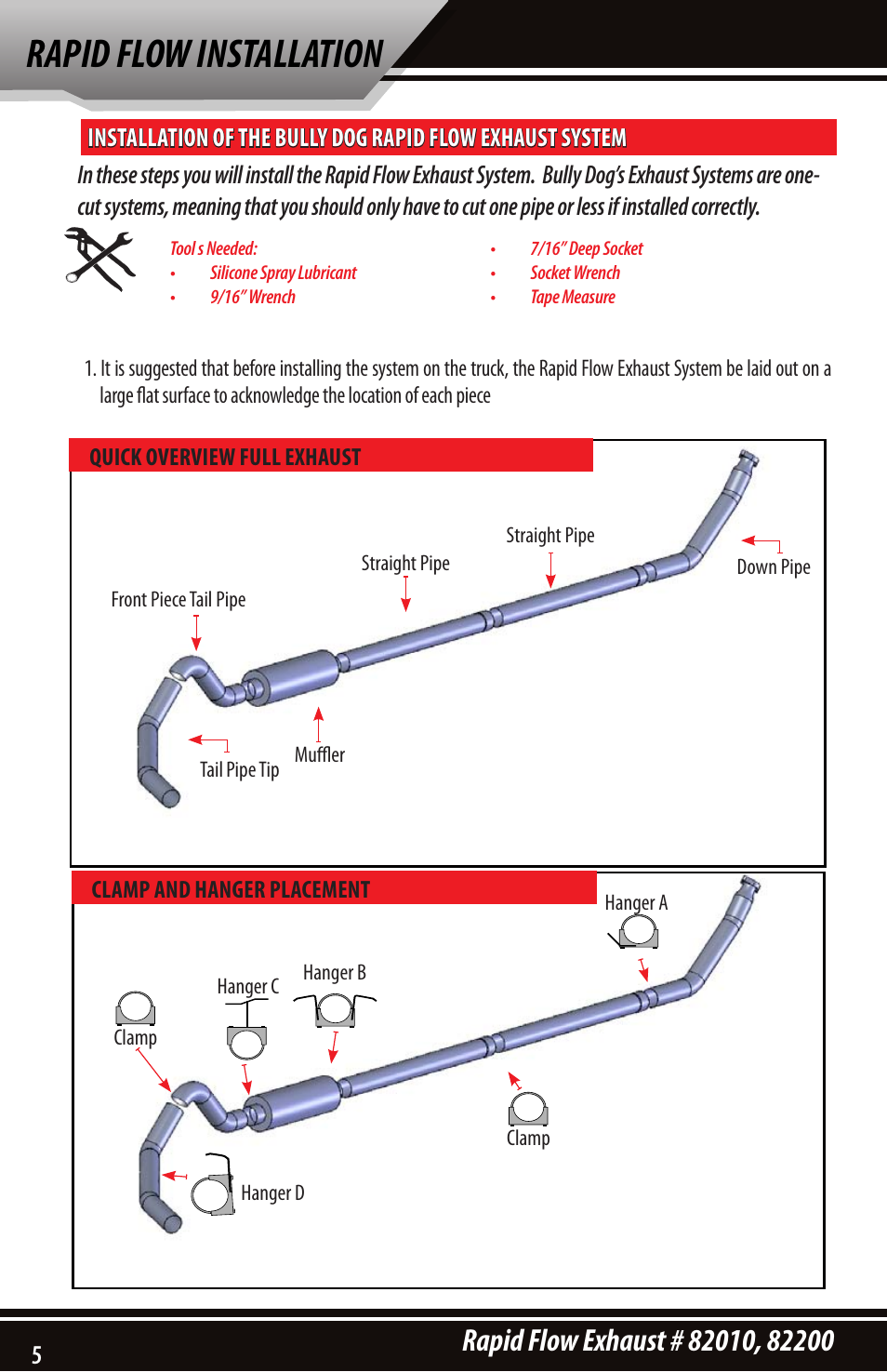 Rapid flow installation | Bully Dog 82200 Rapid Flow User Manual | Page 6 / 12