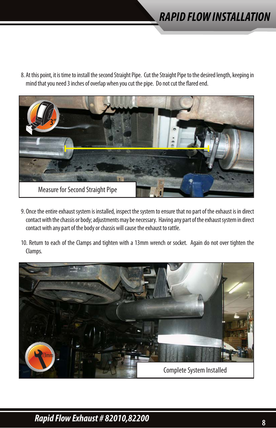 Rapid flow installation | Bully Dog 82200 Rapid Flow User Manual | Page 9 / 12