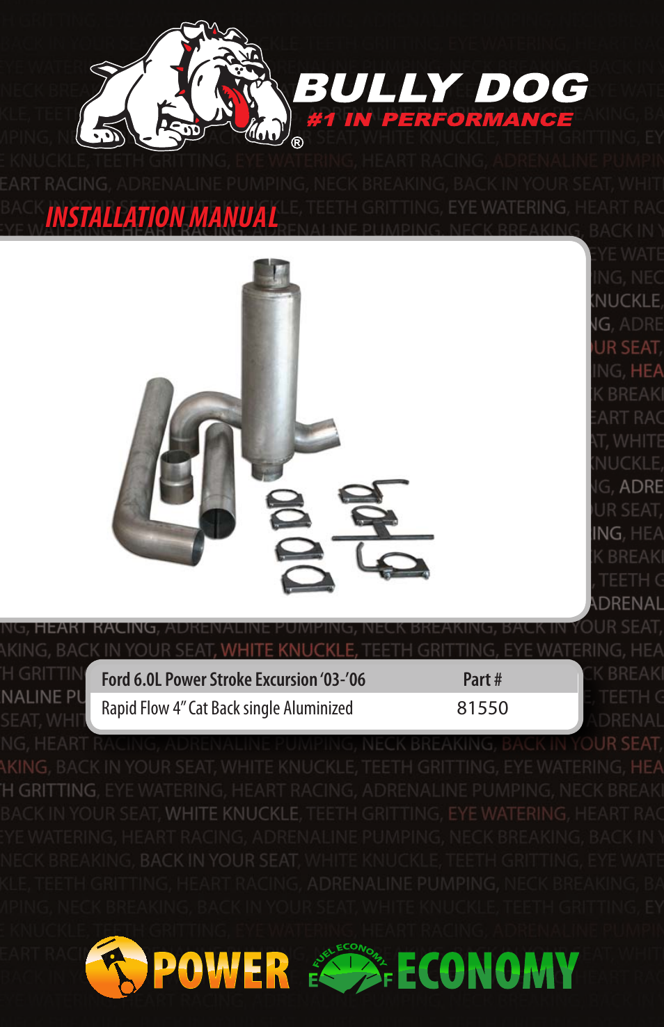 Bully Dog 81550 Rapid Flow User Manual | 12 pages