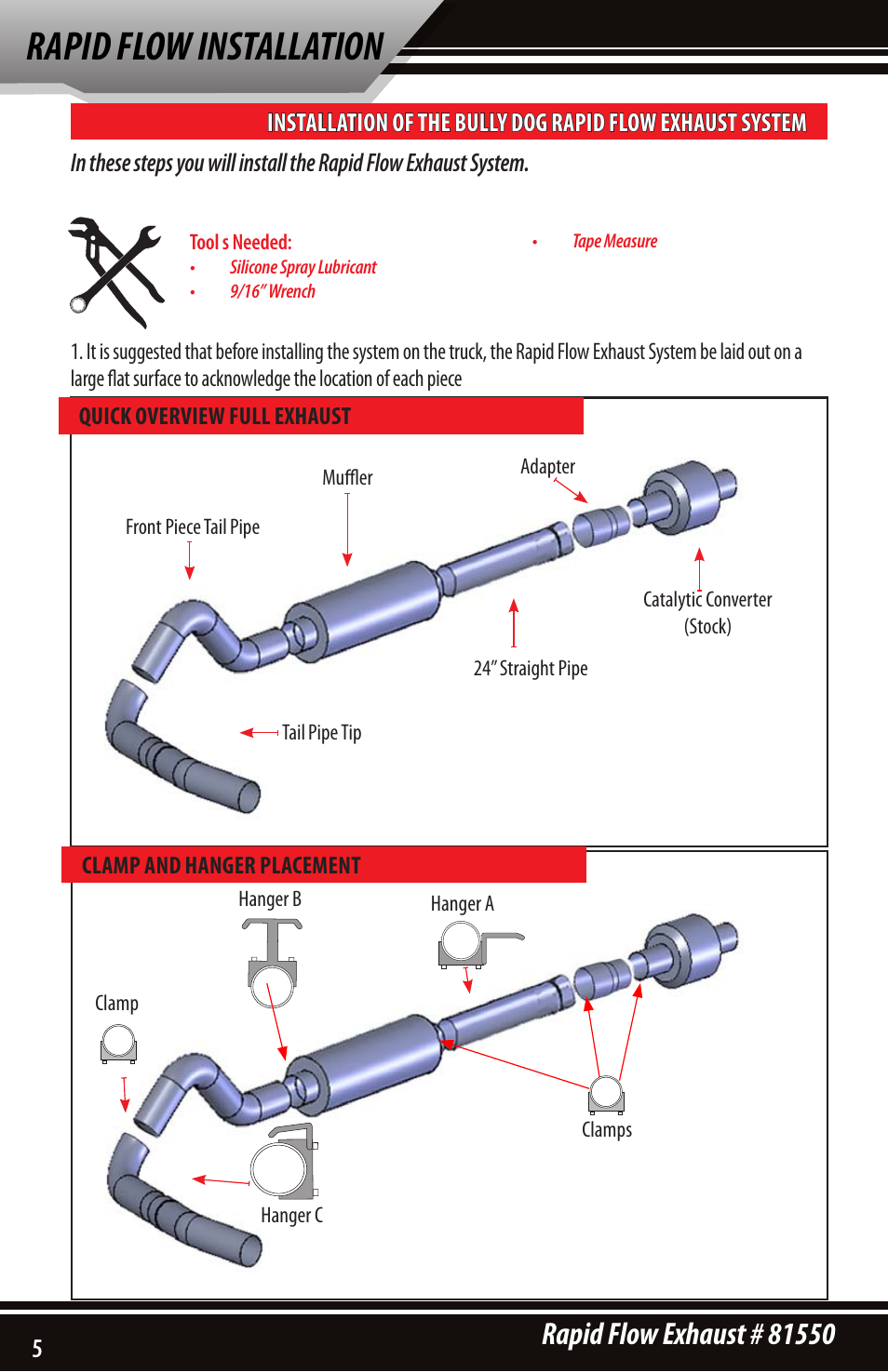 Rapid flow installation | Bully Dog 81550 Rapid Flow User Manual | Page 6 / 12