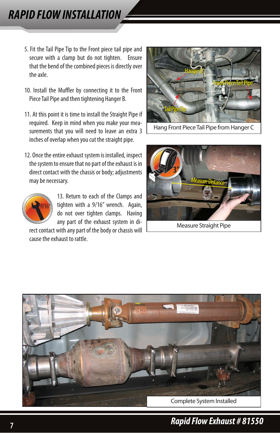 Rapid flow installation | Bully Dog 81550 Rapid Flow User Manual | Page 8 / 12