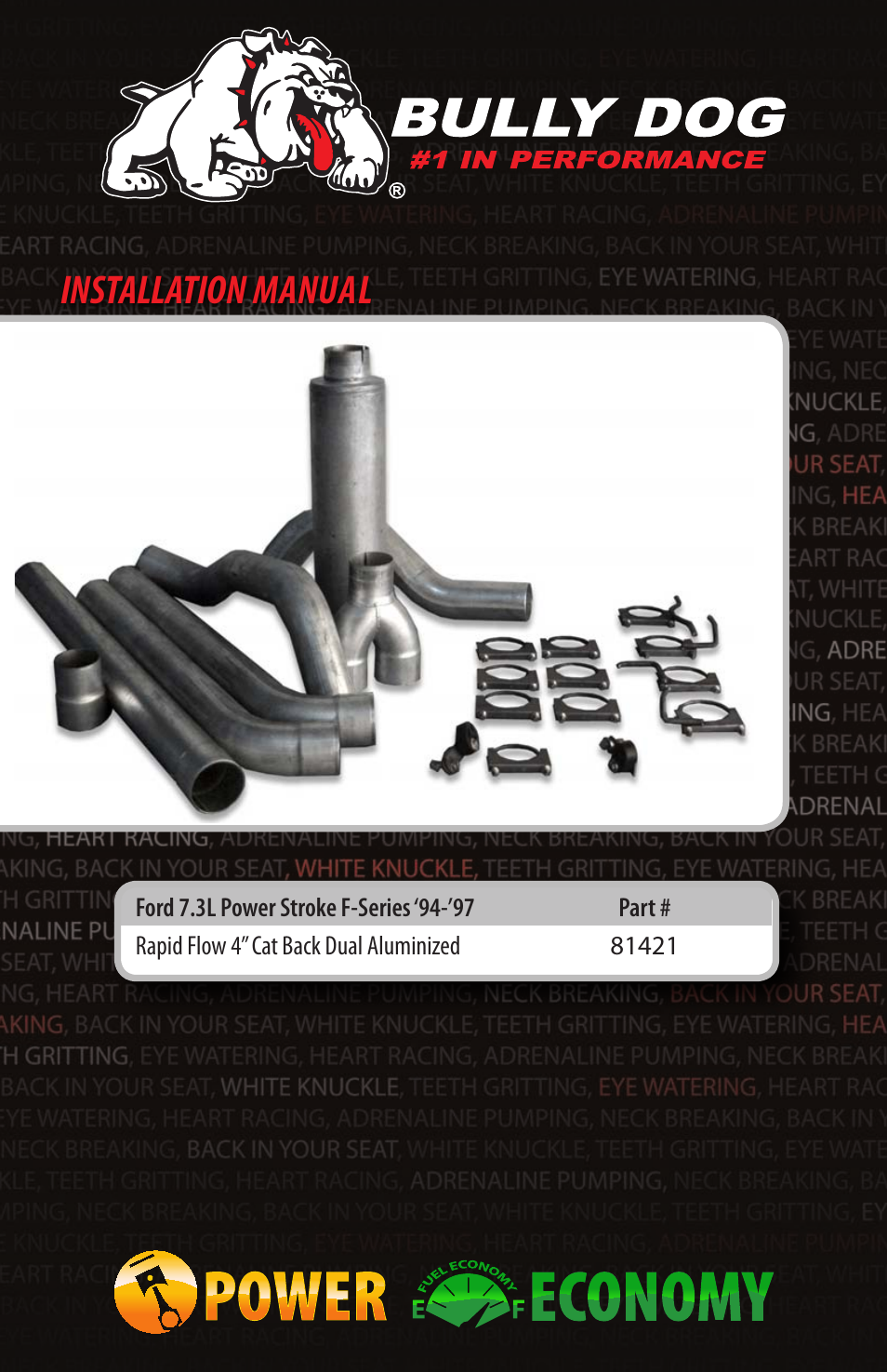 Bully Dog 81421 Rapid Flow User Manual | 12 pages