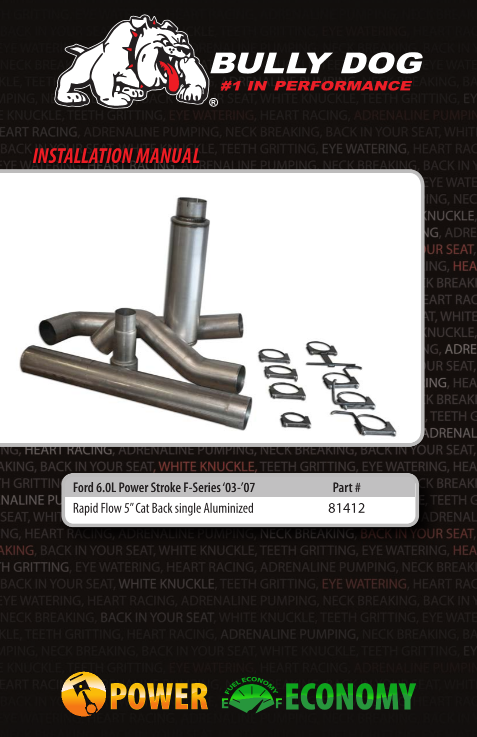 Bully Dog 81412 Rapid Flow User Manual | 8 pages