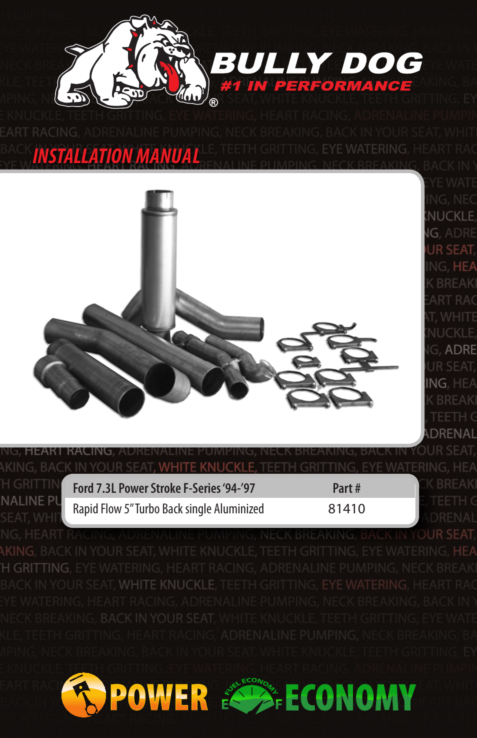 Bully Dog 81410 Rapid Flow User Manual | 12 pages
