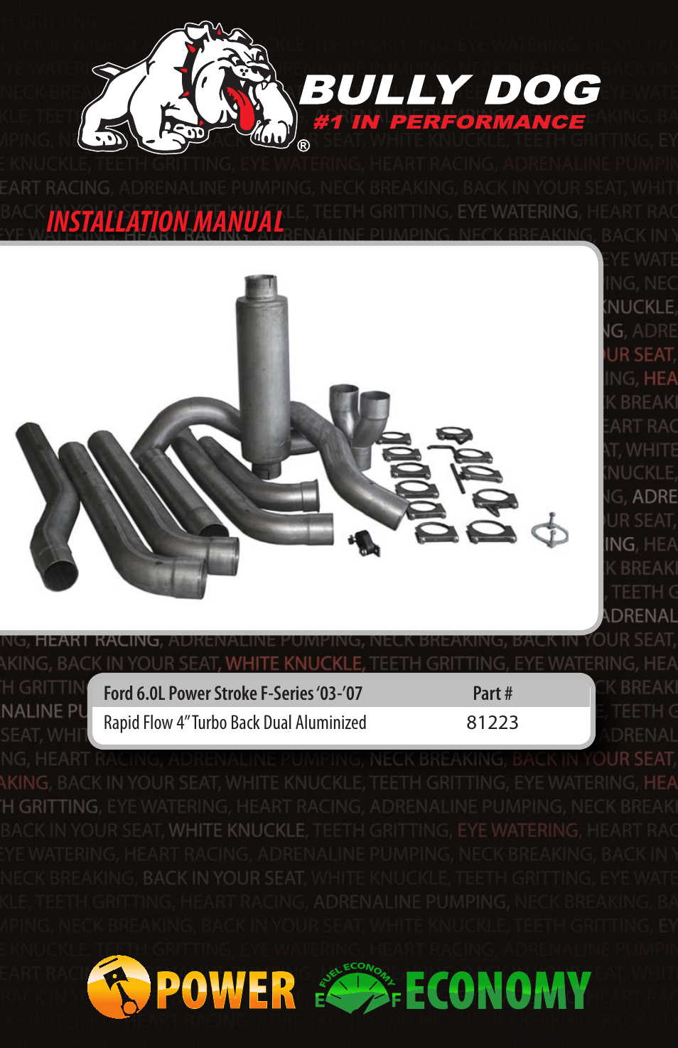 Bully Dog 81223 Rapid Flow User Manual | 12 pages