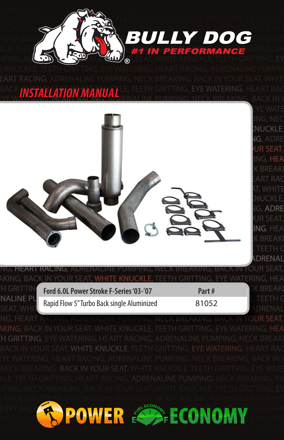 Bully Dog 81052 Rapid Flow User Manual | 12 pages