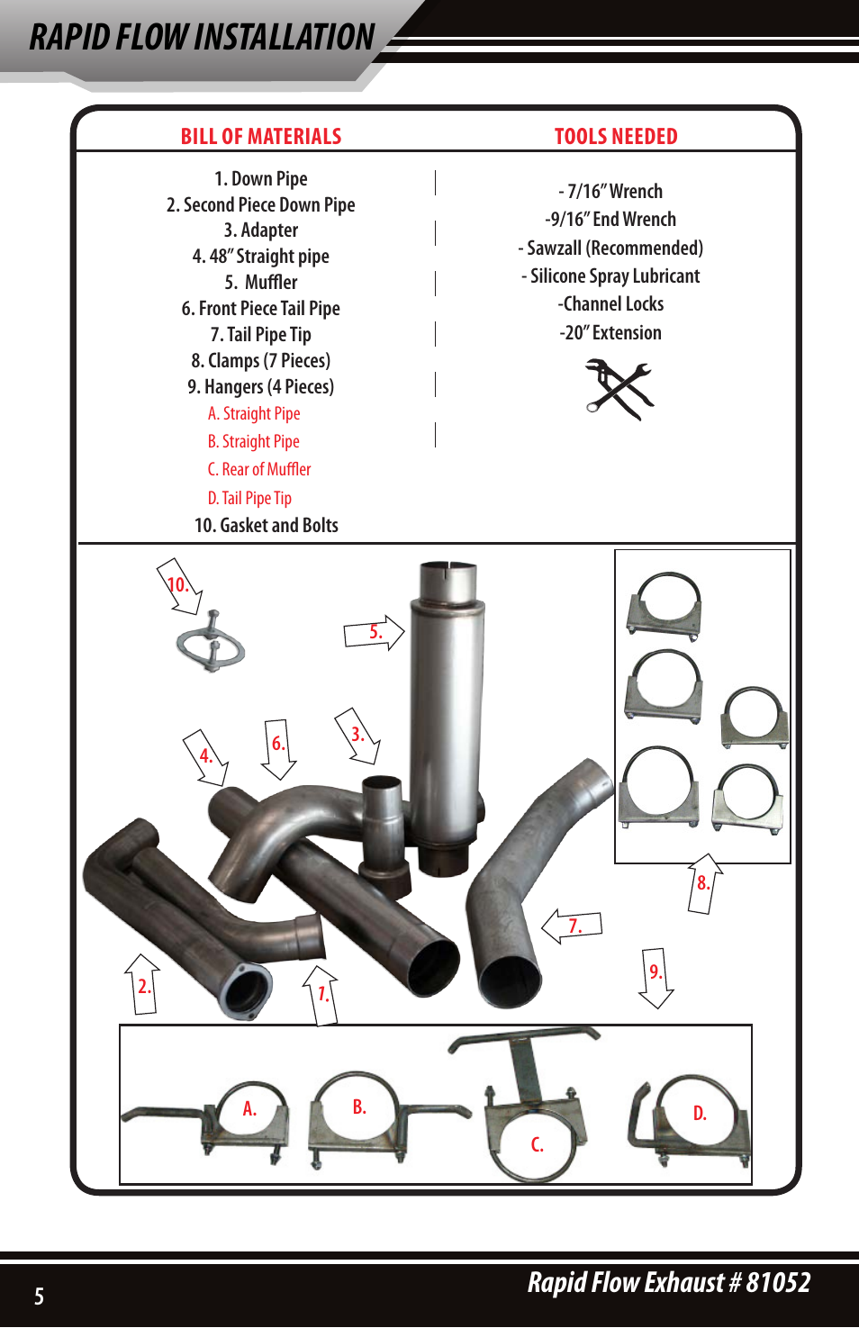 Rapid flow installation | Bully Dog 81052 Rapid Flow User Manual | Page 4 / 12