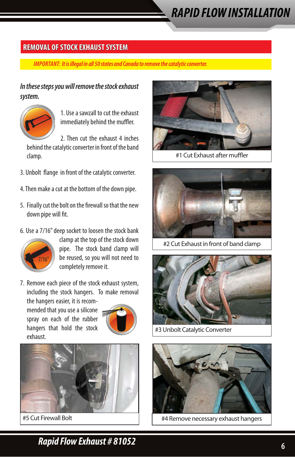 Rapid flow installation | Bully Dog 81052 Rapid Flow User Manual | Page 5 / 12