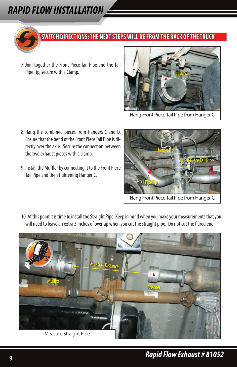 Rapid flow installation | Bully Dog 81052 Rapid Flow User Manual | Page 8 / 12