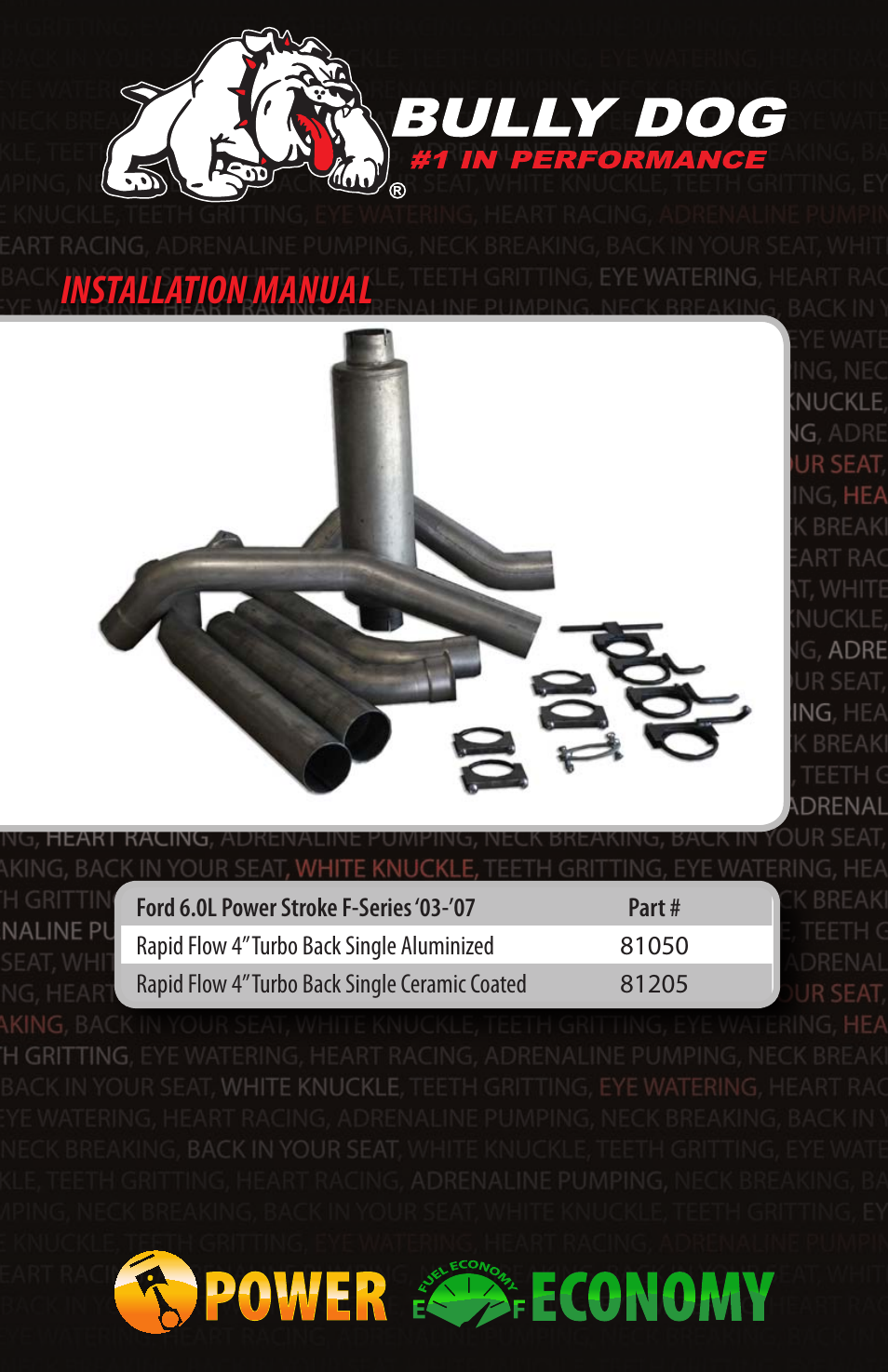 Bully Dog 81205 Rapid Flow User Manual | 12 pages