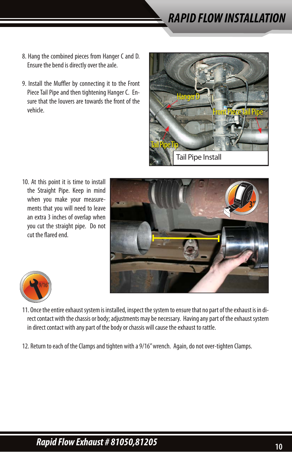 Rapid flow installation | Bully Dog 81205 Rapid Flow User Manual | Page 9 / 12