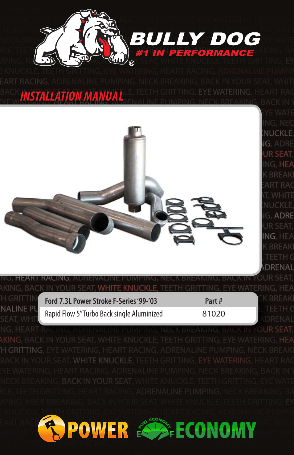 Bully Dog 81020 Rapid Flow User Manual | 12 pages