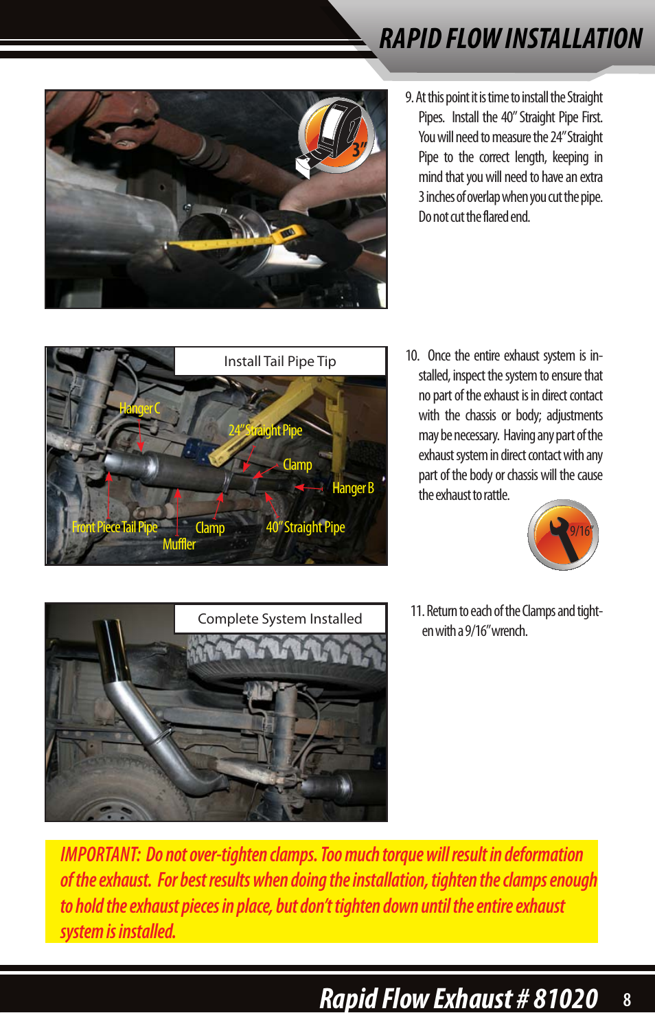 Bully Dog 81020 Rapid Flow User Manual | Page 9 / 12