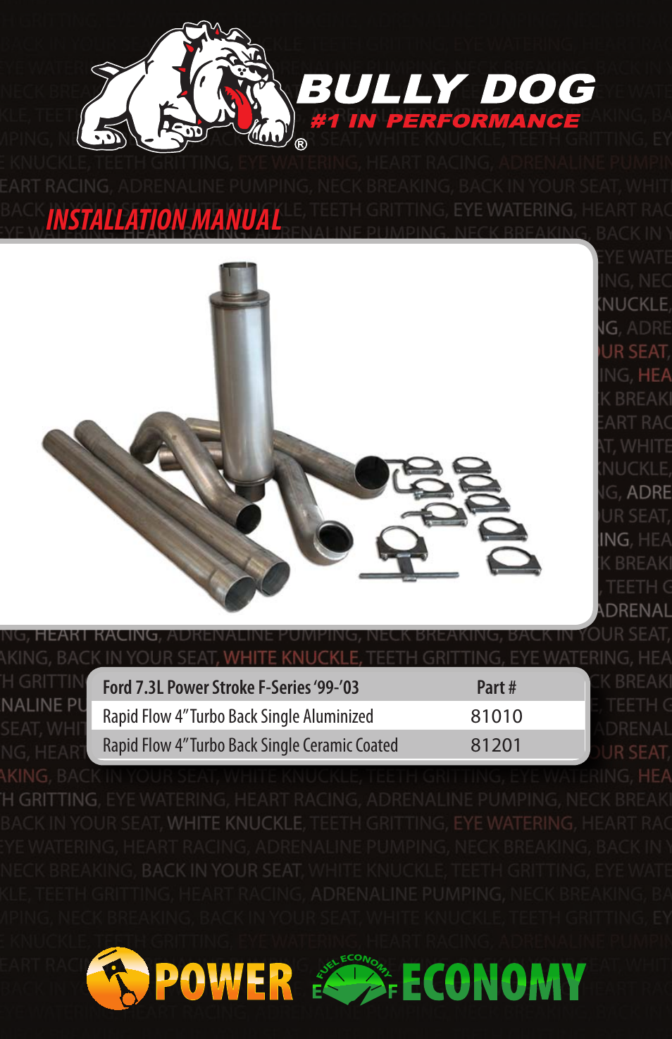 Bully Dog 81201 Rapid Flow User Manual | 12 pages