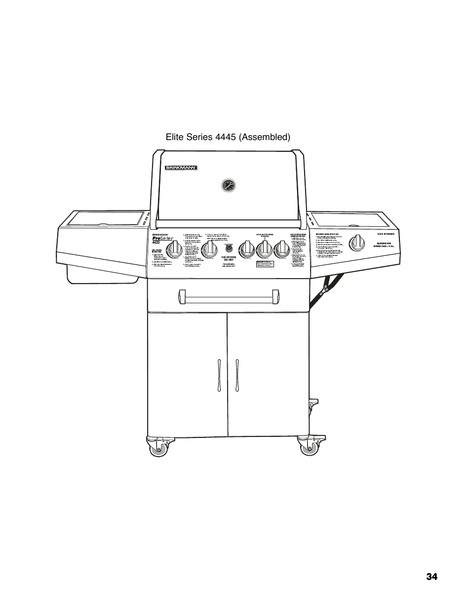 Brinkmann Series 4445 User Manual | Page 35 / 36