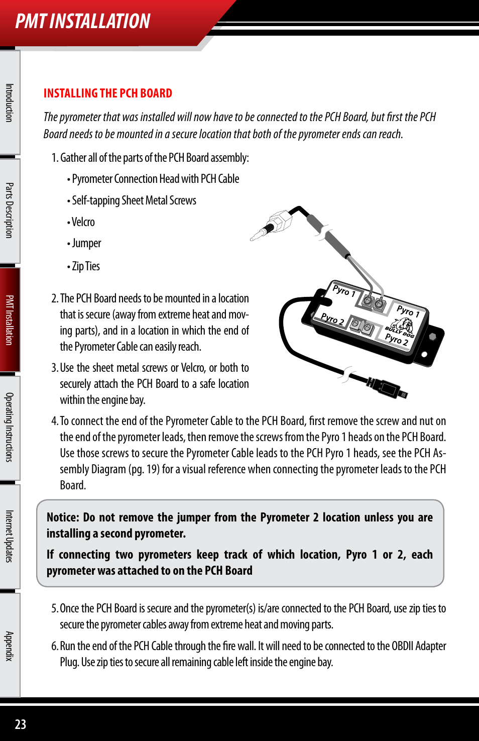 Pmt installation | Bully Dog 40300 PMT advanced vehicle downloader, controller, monitor and gauge User Manual | Page 24 / 72