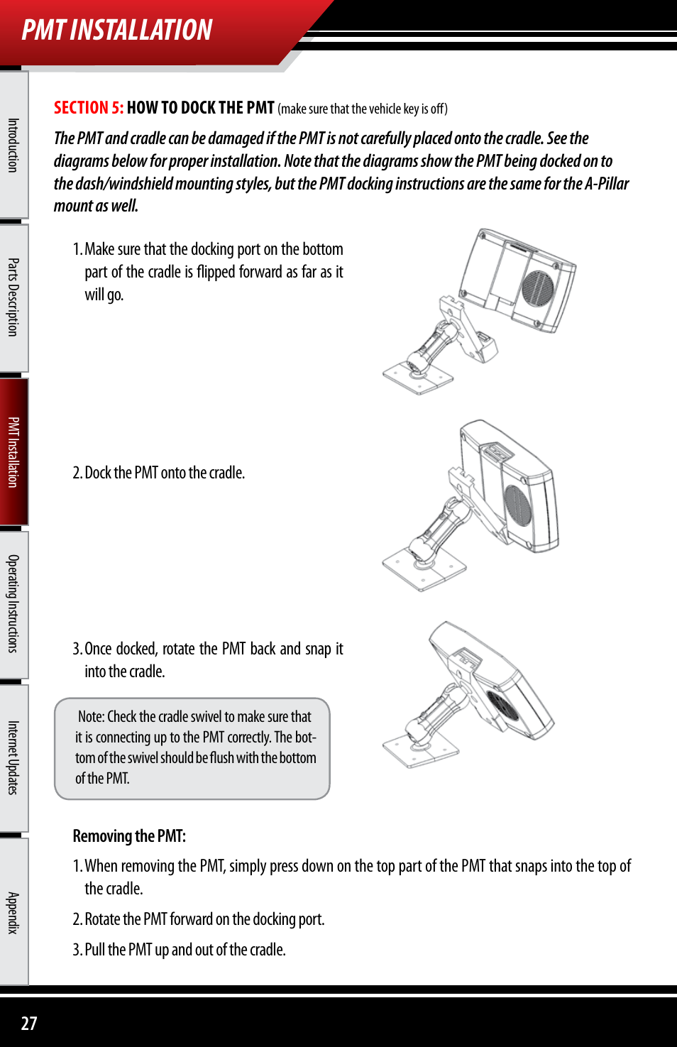 Pmt installation | Bully Dog 40300 PMT advanced vehicle downloader, controller, monitor and gauge User Manual | Page 28 / 72