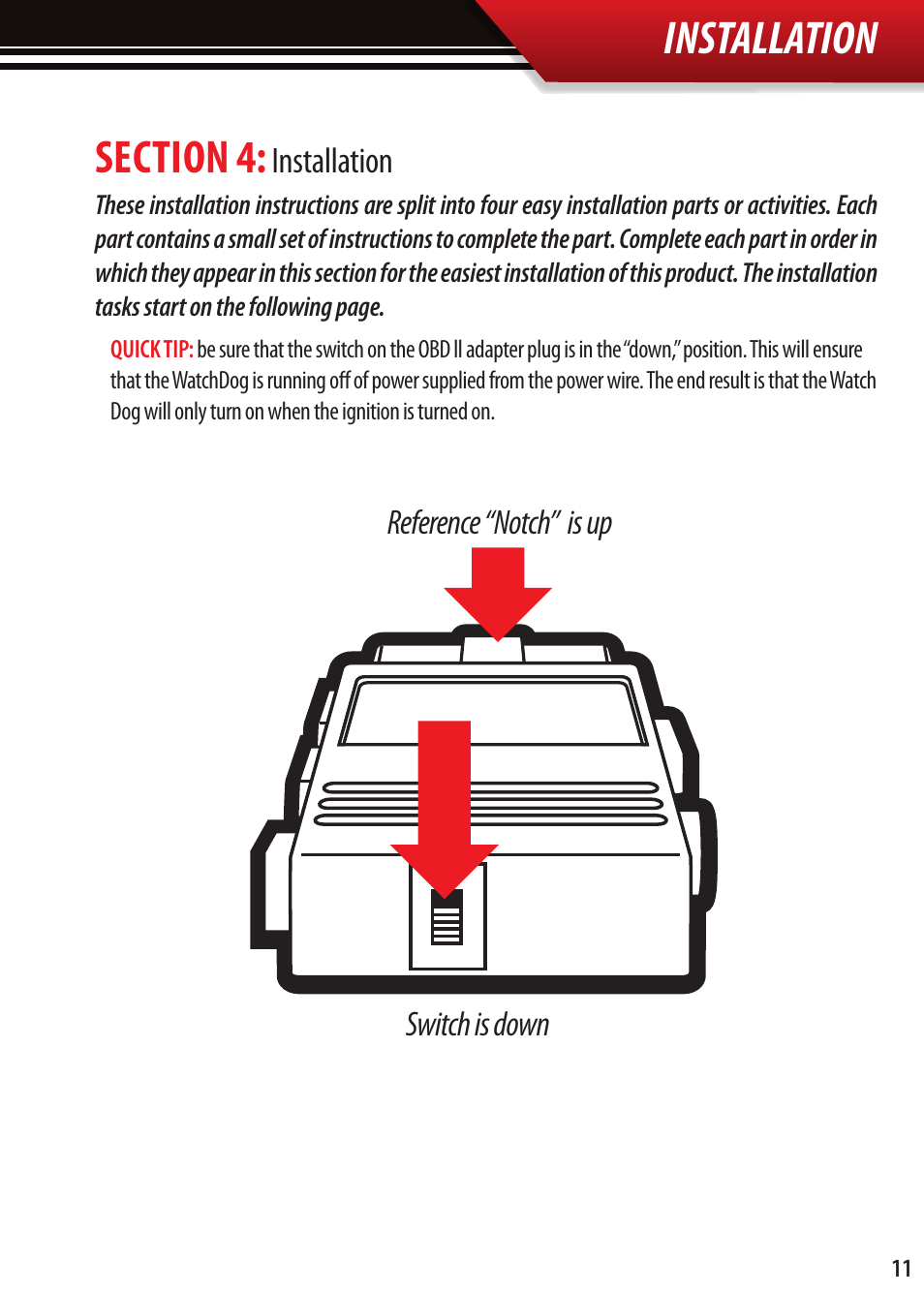 Installation | Bully Dog OBDII Adapter Plug User Manual | Page 8 / 12
