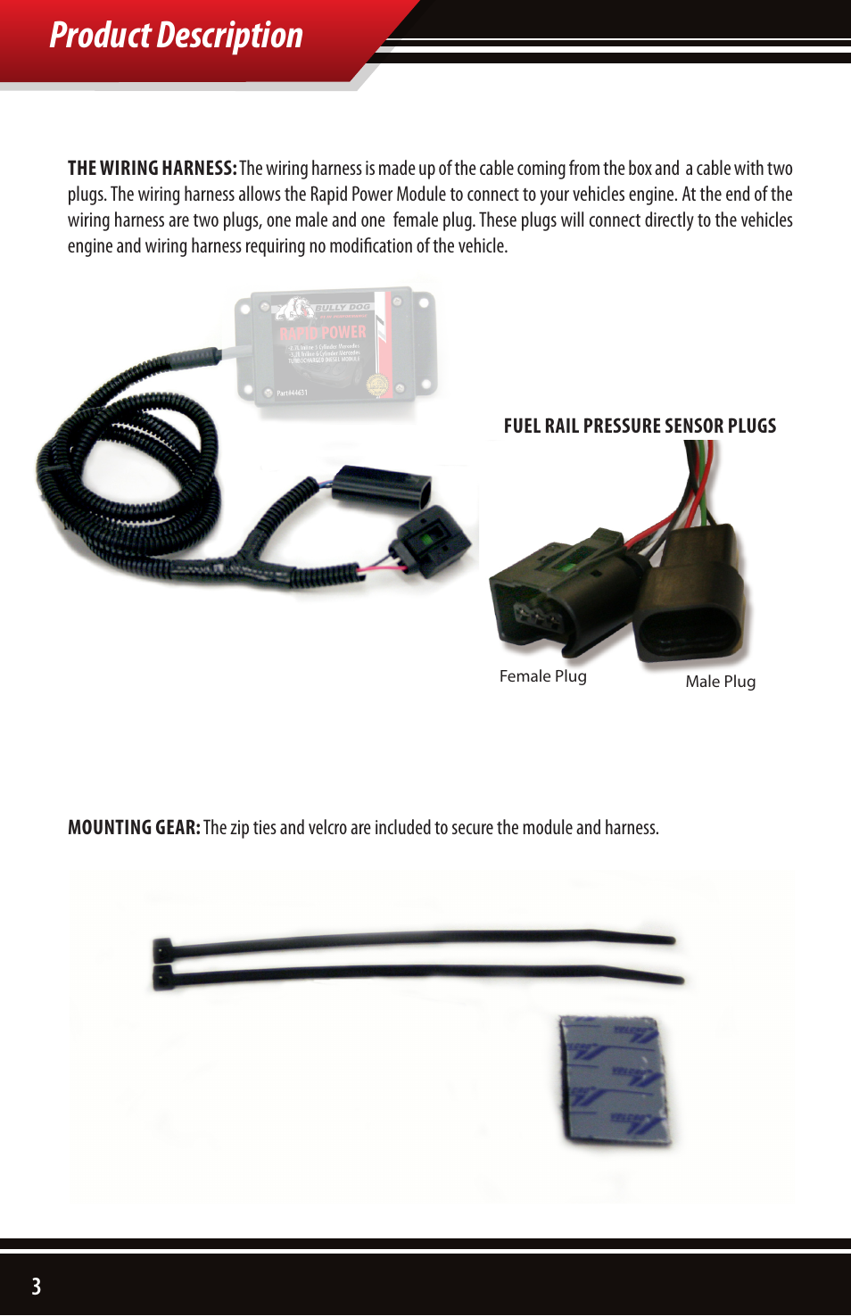 Product description | Bully Dog 44632 Mercedes Rapid Power Module User Manual | Page 4 / 12