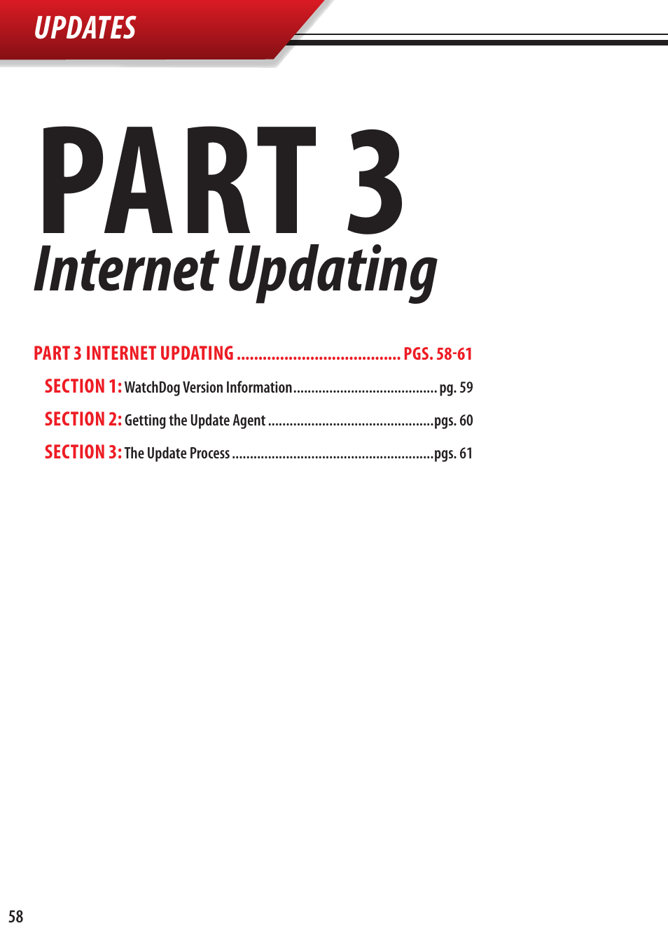 Bully Dog Watchdog Internet Updating User Manual | 4 pages