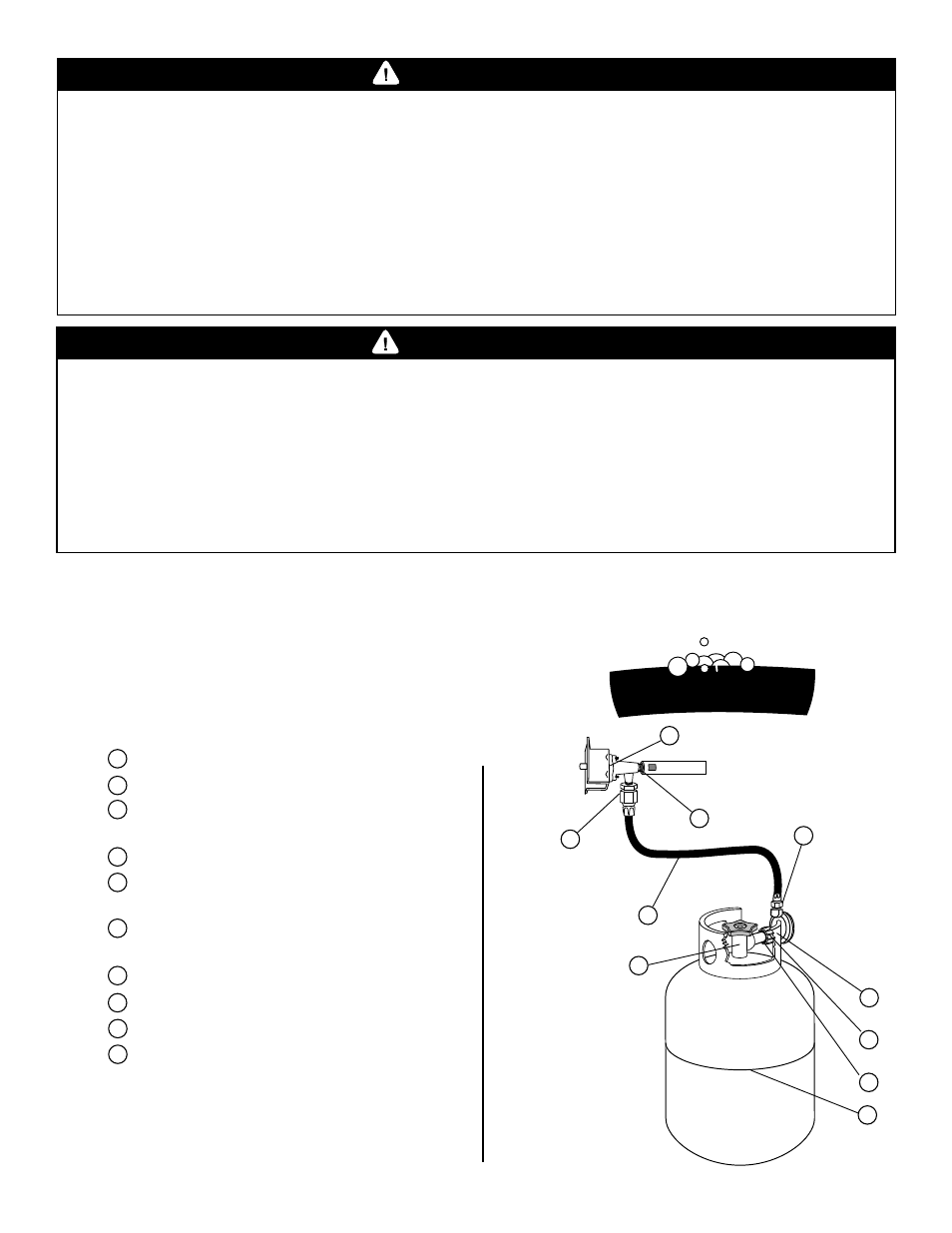 Warning, Danger, Leak testing | When to perform a leak test, Checking for leaks | Brinkmann Gas Kettle Grill User Manual | Page 8 / 28