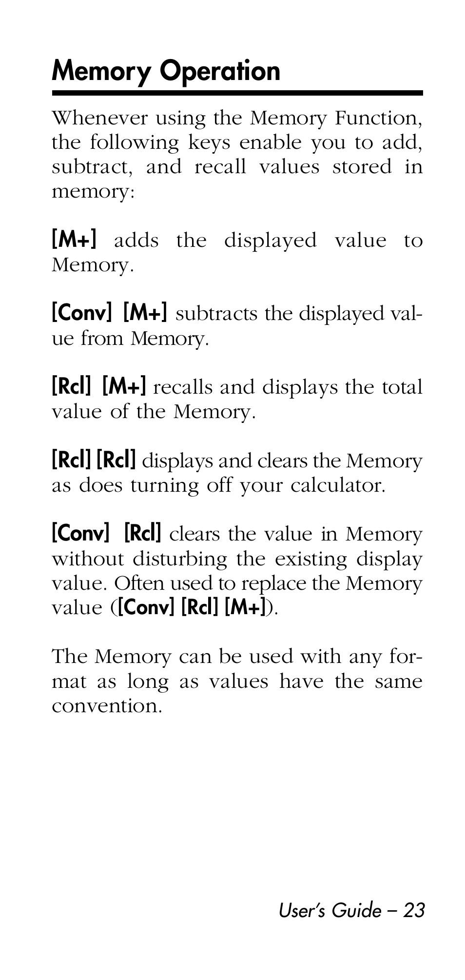 Calculated Industries 4215 User Manual | Page 23 / 64