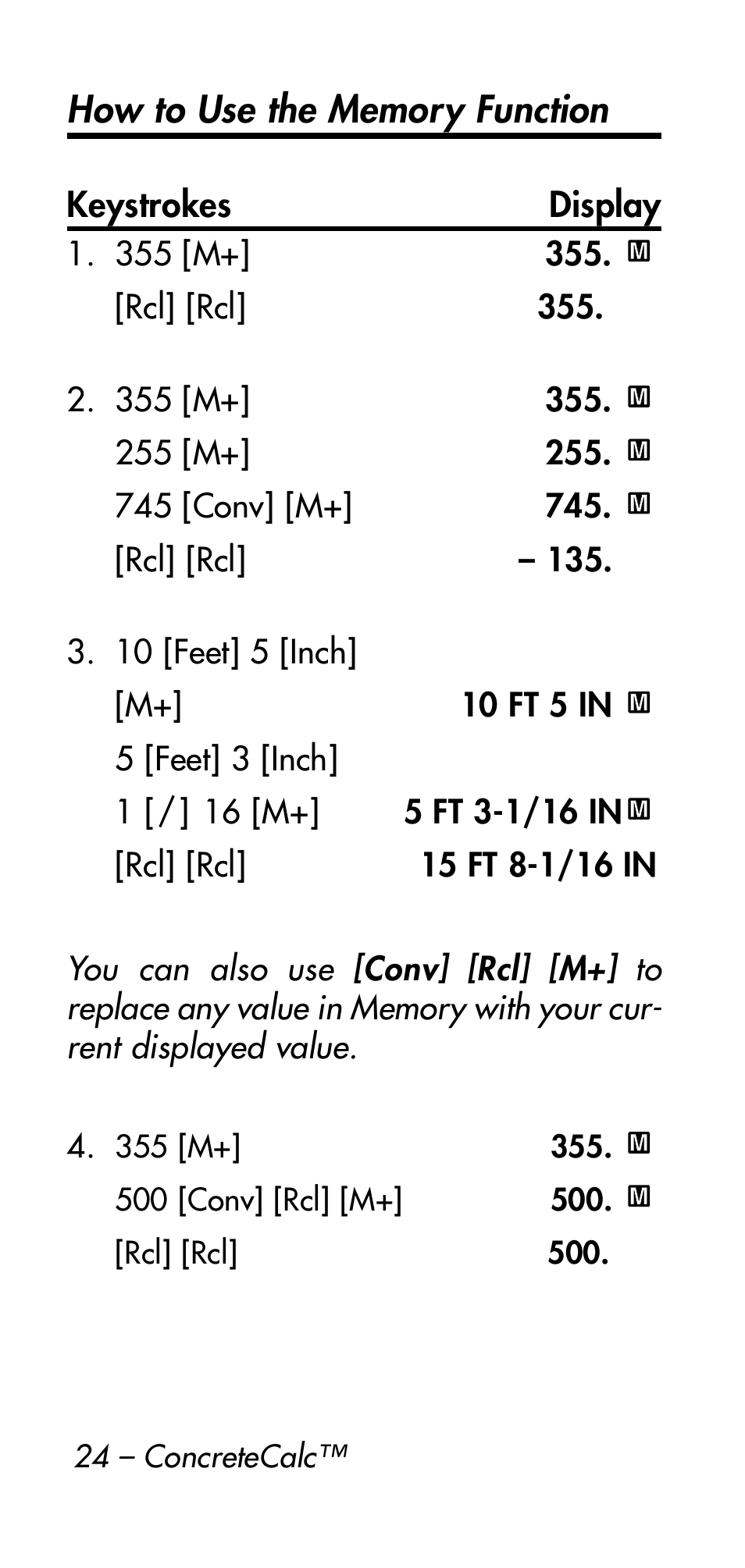 Calculated Industries 4215 User Manual | Page 24 / 64