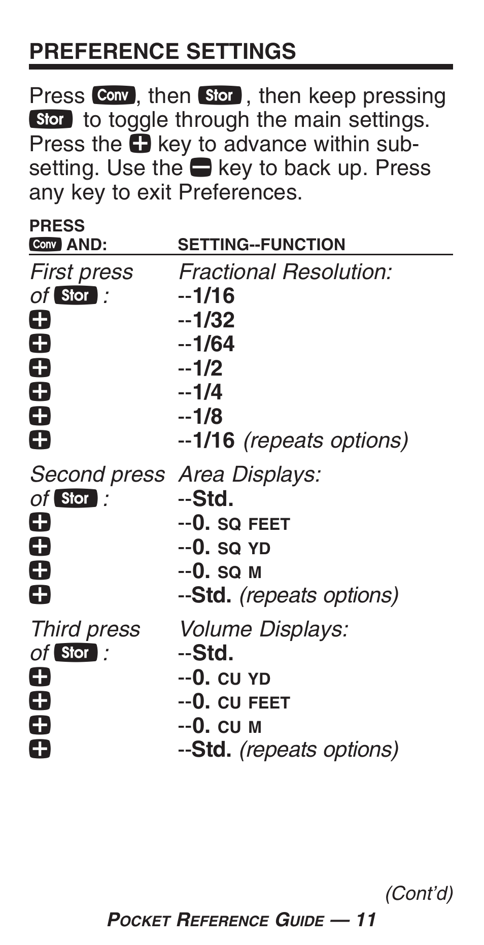 Calculated Industries 4225-C User Manual | Page 14 / 52
