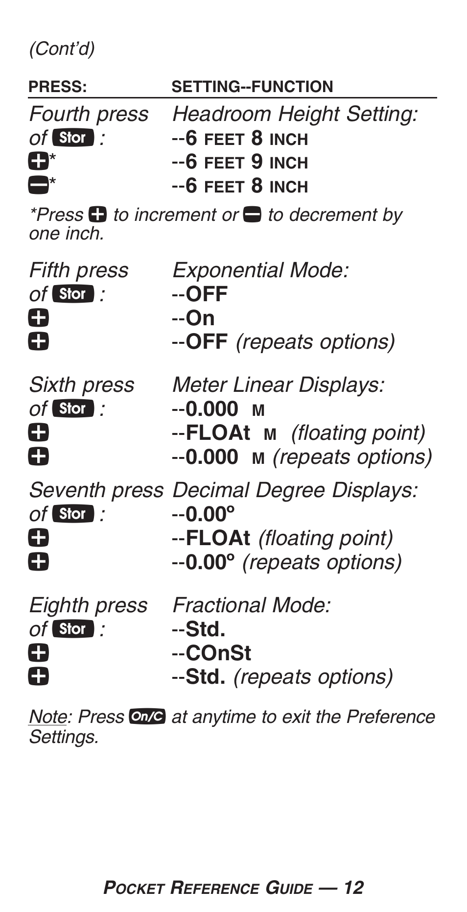 Calculated Industries 4225-C User Manual | Page 15 / 52