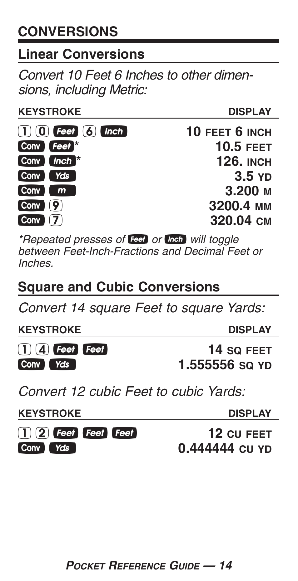 Calculated Industries 4225-C User Manual | Page 17 / 52