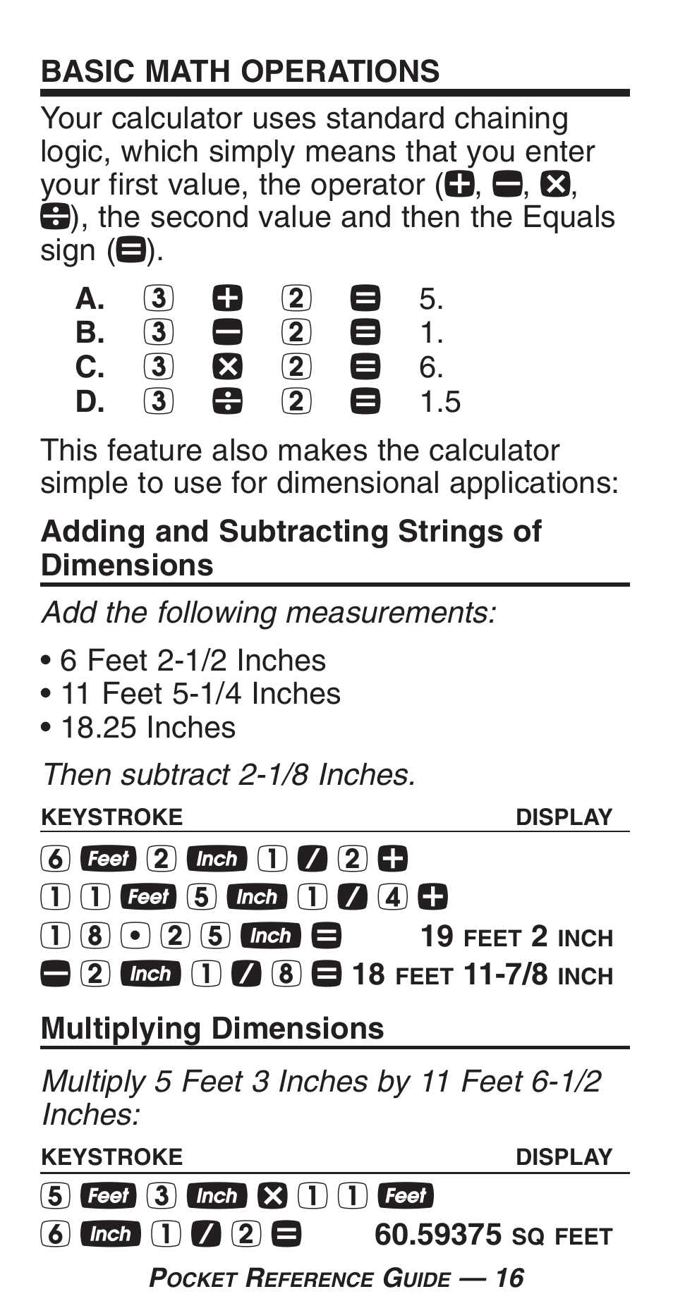 Calculated Industries 4225-C User Manual | Page 19 / 52