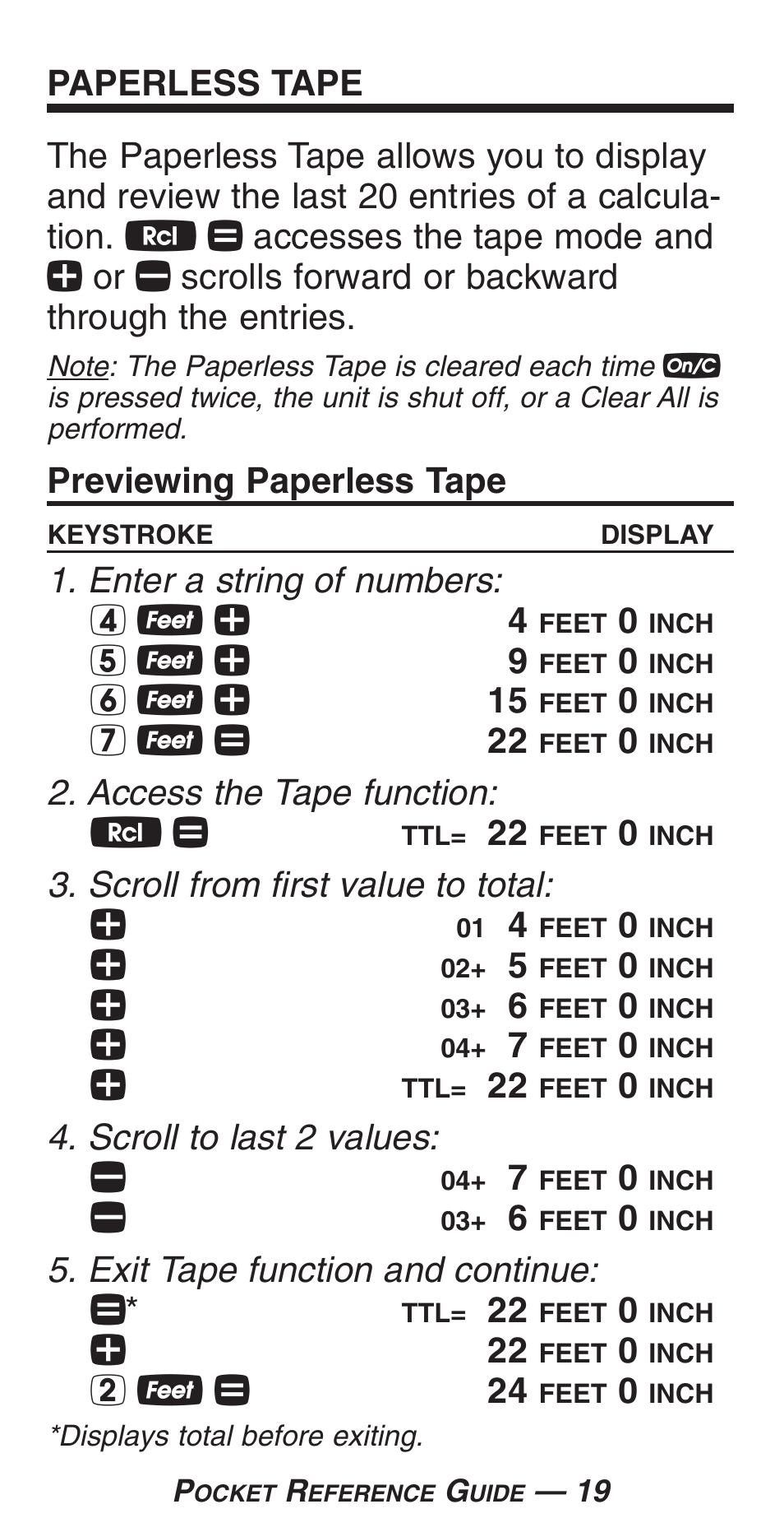 Calculated Industries 4225-C User Manual | Page 22 / 52