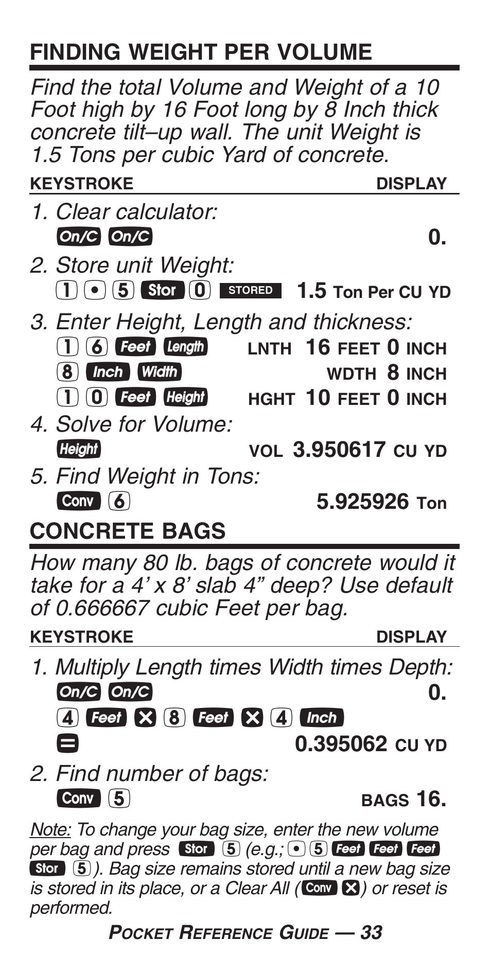 Calculated Industries 4225-C User Manual | Page 36 / 52