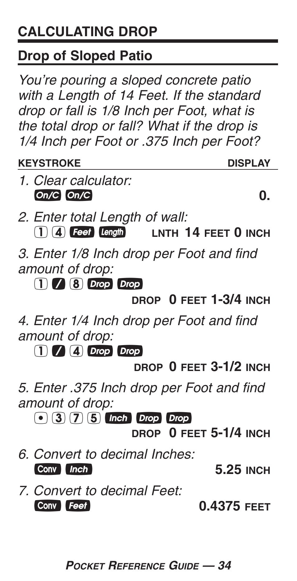 Calculated Industries 4225-C User Manual | Page 37 / 52