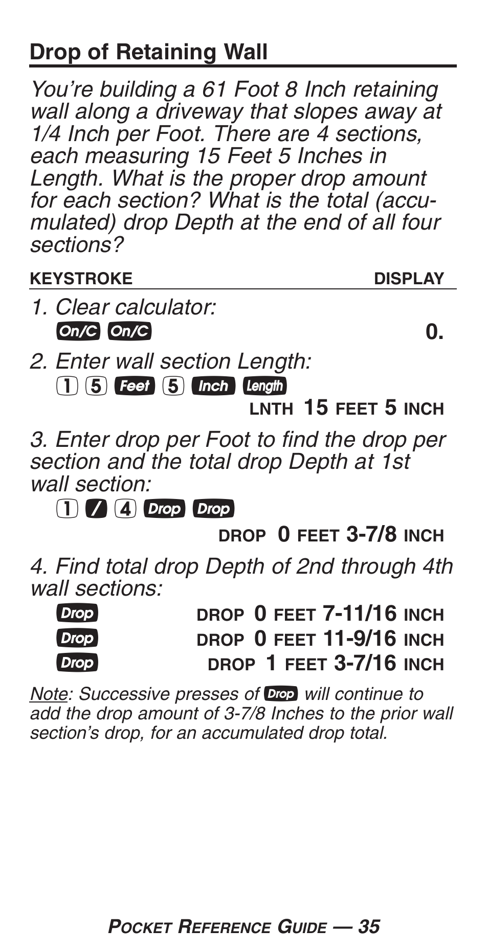 Calculated Industries 4225-C User Manual | Page 38 / 52