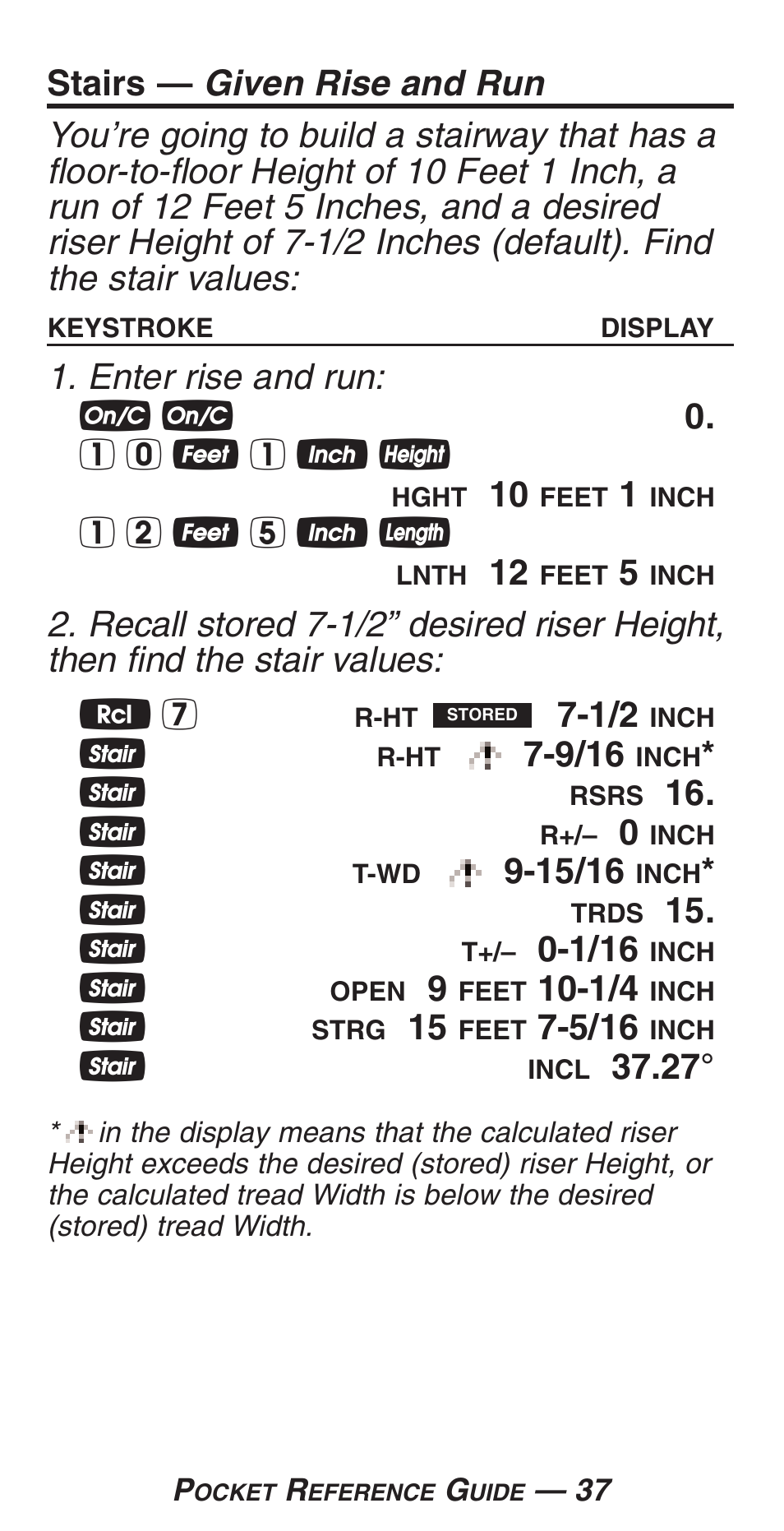 Calculated Industries 4225-C User Manual | Page 40 / 52