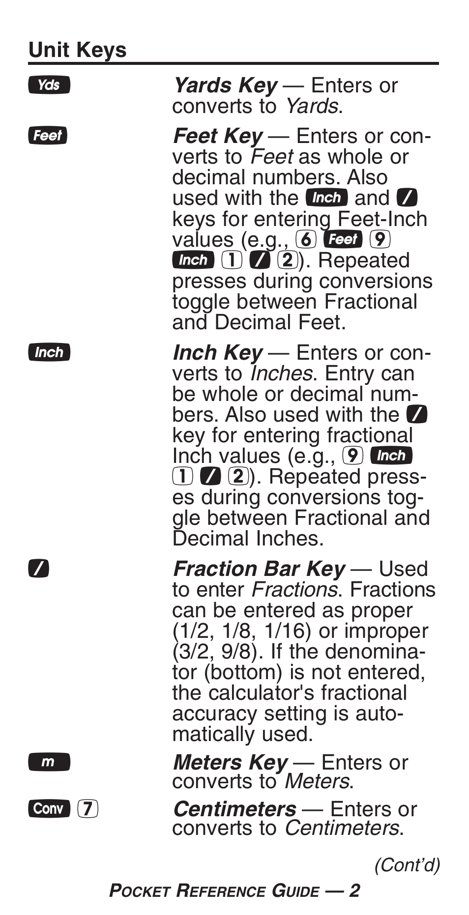 Calculated Industries 4225-C User Manual | Page 5 / 52
