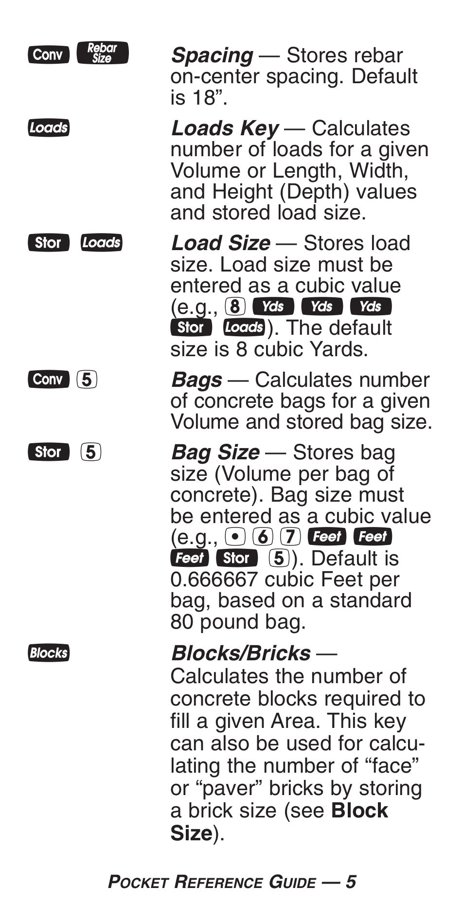 Calculated Industries 4225-C User Manual | Page 8 / 52