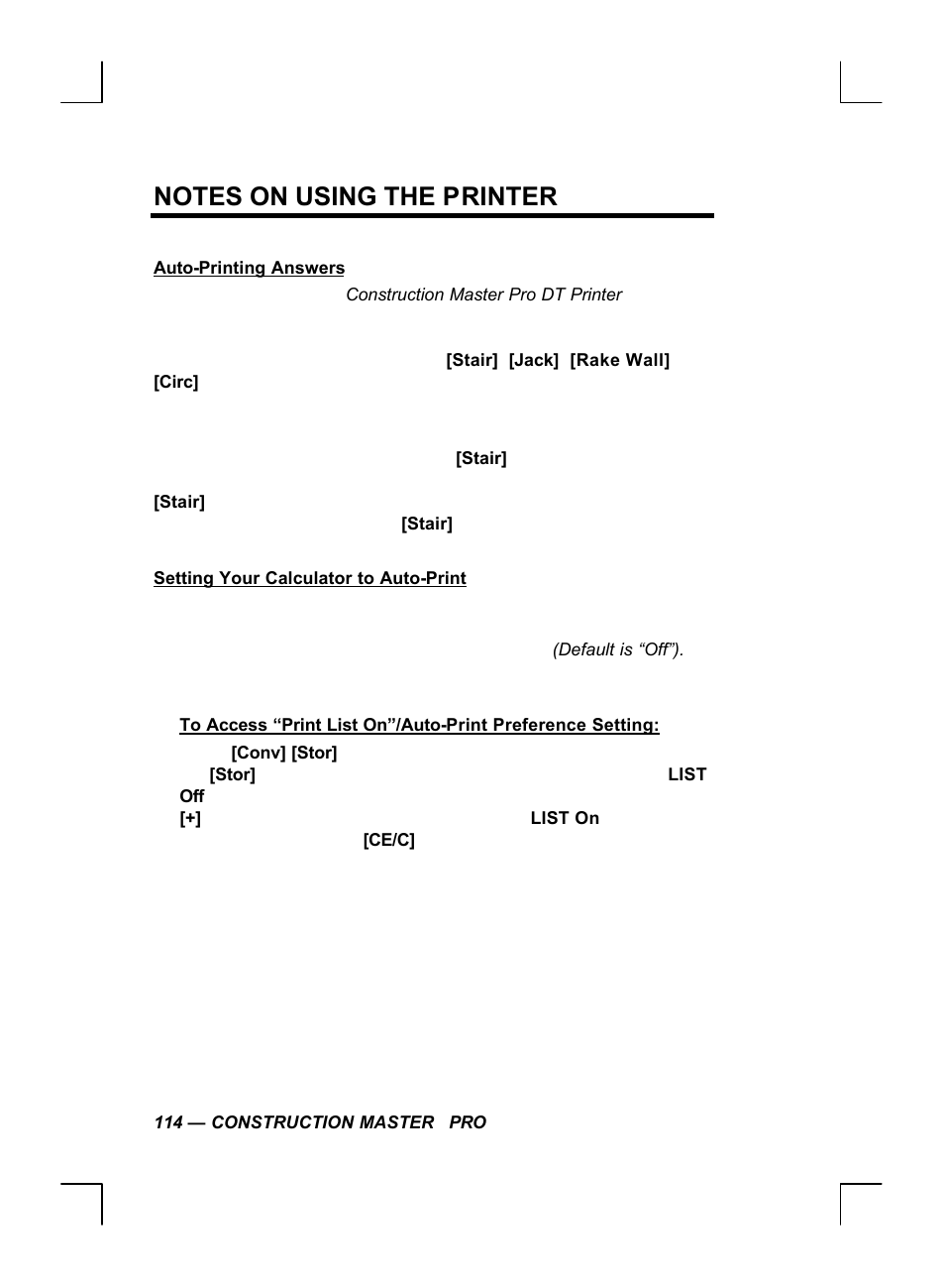 Calculated Industries 44060 User Manual | Page 116 / 134