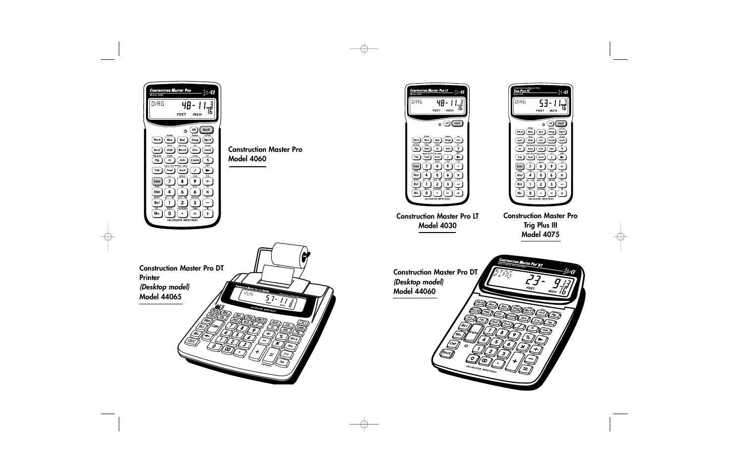 Calculated Industries 44060 User Manual | Page 2 / 134