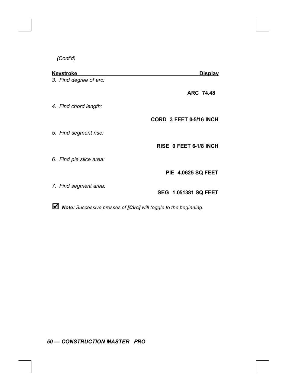 Calculated Industries 44060 User Manual | Page 52 / 134
