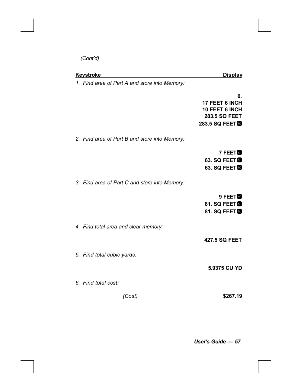 Calculated Industries 44060 User Manual | Page 59 / 134