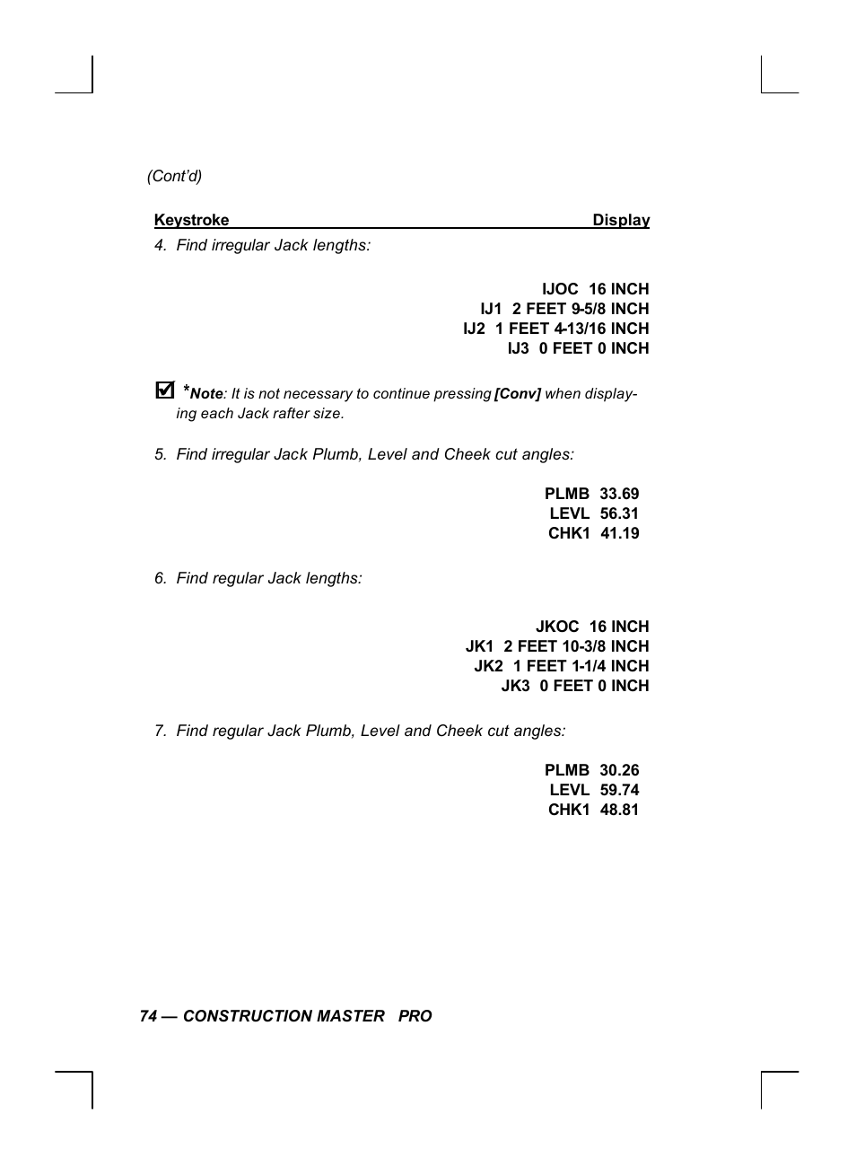 Calculated Industries 44060 User Manual | Page 76 / 134