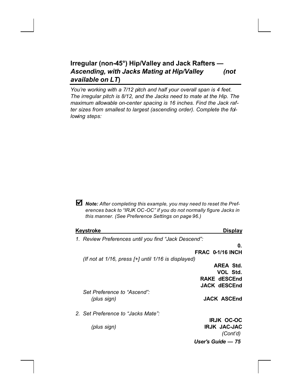 Calculated Industries 44060 User Manual | Page 77 / 134