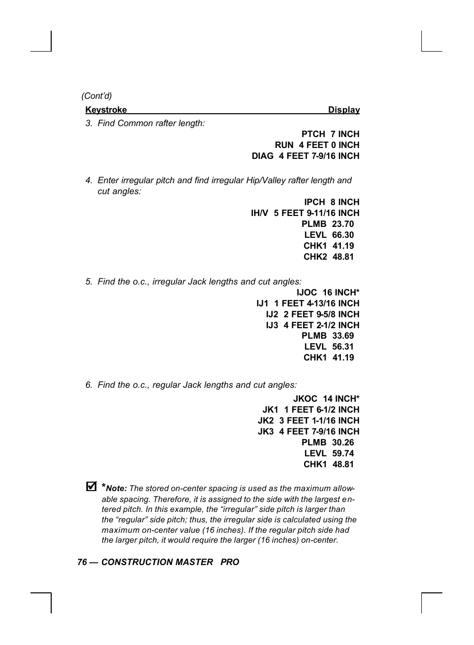Calculated Industries 44060 User Manual | Page 78 / 134